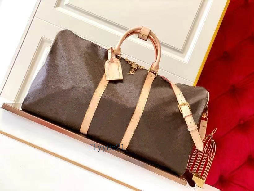 High quality women men leather duffel bags canvas Travel bag ladies cross body totes 45 50 55cm
High quality women men leather duffel bags canvas Travel bag ladies cross body totes 45 50 55cm