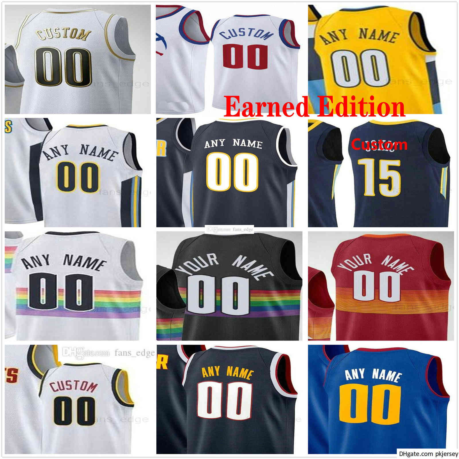 2020 2021 Earned Edition Custom Printed 15 Jokic Jamal 27 Murray Nikola 1 Porter Jr. Facundo 7 Campazzo Men Woman Kids Basketball Jerseys, Black;red
2020 2021 Earned Edition Custom Printed 15 Jokic Jamal 27 Murray Nikola 1 Porter Jr. Facundo 7 Campazzo Men Woman Kids Basketball Jerseys, Black;red