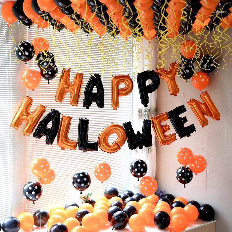 Party Decoration Happy Halloween Day 16inch Letter Alphabet Foil Balloon Orange Black Polka Dot Latex 's
Party Decoration Happy Halloween Day 16inch Letter Alphabet Foil Balloon Orange Black Polka Dot Latex 's