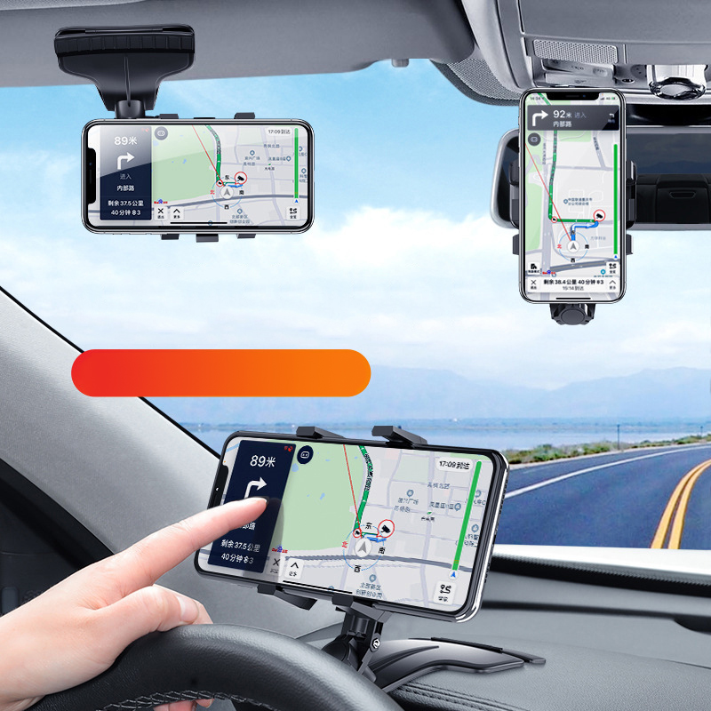 Multifunctional ZJ072 Vehicle Mounts Car Holder Phone Holders For Universal 3-7 inch Mobile Phones X11260A s s