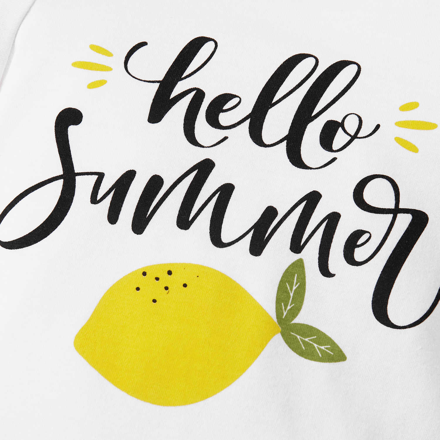 Arrival Summer 3pcs Short-sleeve Cotton fruit Set Baby's Clothing 210528