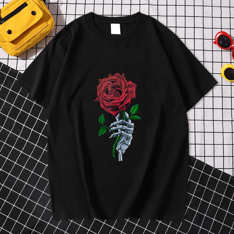 Men' T-Shirts Skeleton Hand Red Rose Flower Prints Men Tshirt Style -Xxxl T-Shirt Fashion Casual T Shirts Simplicity Comfortable Mens Top, Black
Men' T-Shirts Skeleton Hand Red Rose Flower Prints Men Tshirt Style -Xxxl T-Shirt Fashion Casual T Shirts Simplicity Comfortable Mens Top, Black