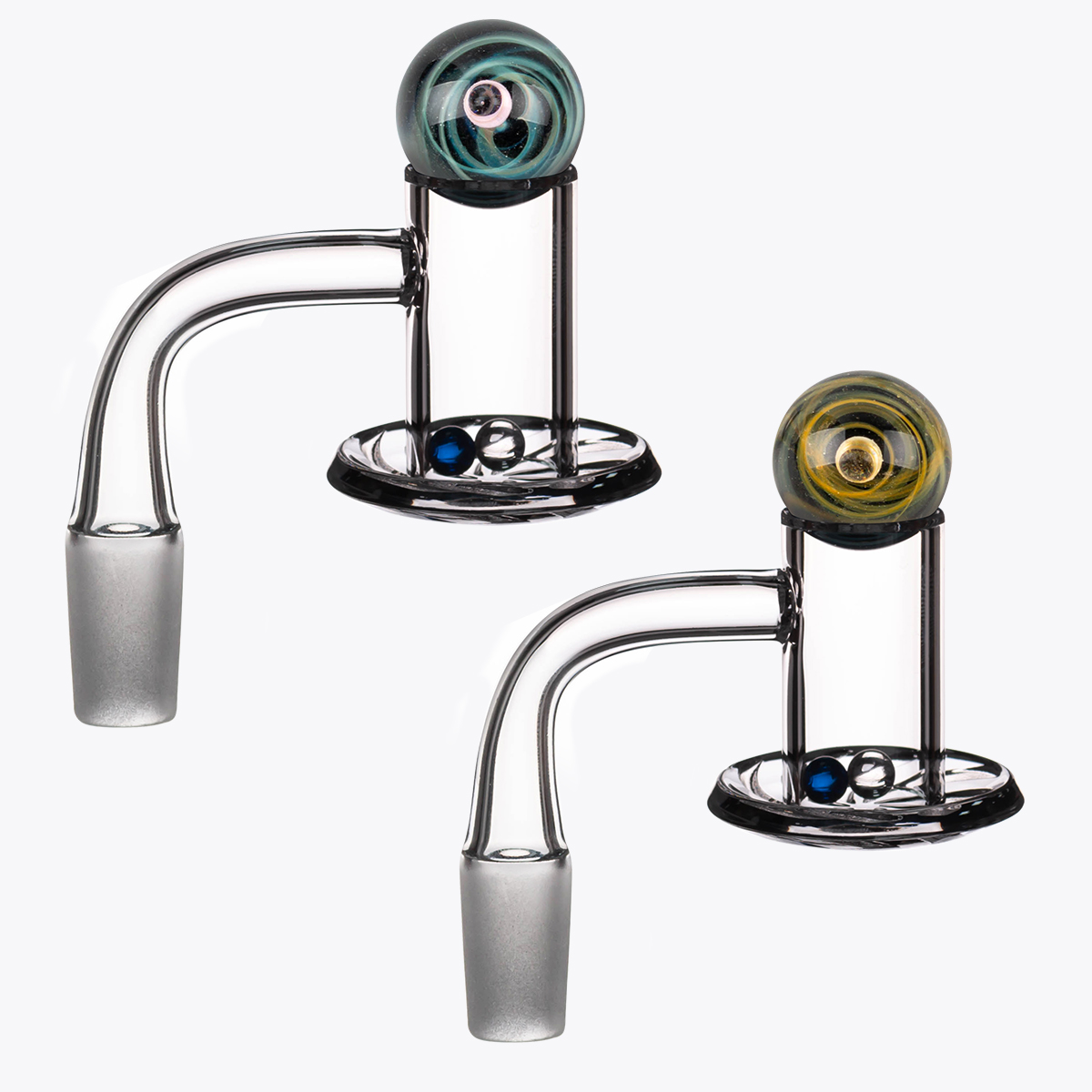 Prevent Oil Splashing Quartz Banger Nail Beveled Edge Spinning Carb Cap Terp Pearls With 10mm 14mm 18mm Male Female For Dab Rig Water Bong
Prevent Oil Splashing Quartz Banger Nail Beveled Edge Spinning Carb Cap Terp Pearls With 10mm 14mm 18mm Male Female For Dab Rig Water Bong