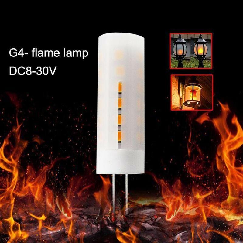 Torch Light LED Fire Flame Bulb G4 Flickering Effect Corn DC 2W Emulation Flicker Burning Decoration Lamp Bulbs
Torch Light LED Fire Flame Bulb G4 Flickering Effect Corn DC 2W Emulation Flicker Burning Decoration Lamp Bulbs