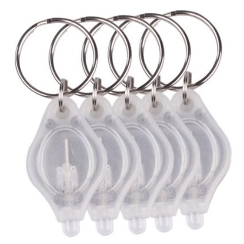 UV Mini LED Keychain Ring Light 395nm White Red Green Blue Purple Flashlight Bright Tiny Light Torch led Keychain Flashlight