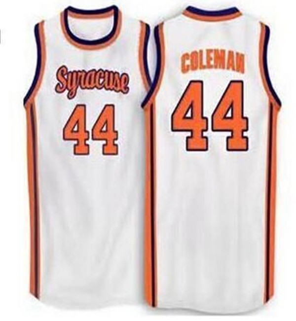 #44 Derrick Coleman Syracuse Orange 1996 Vintage Basketball Jersey College Throwback Stitched Jerseys Customized Any Name And Number, White
#44 Derrick Coleman Syracuse Orange 1996 Vintage Basketball Jersey College Throwback Stitched Jerseys Customized Any Name And Number, White