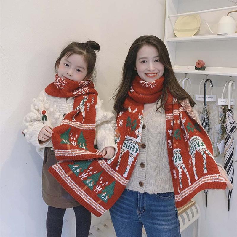 Hats, Scarves & Gloves Sets Parent-child Luxury Scarf For Boys Girls Winter Women Warm Muffler Christmas Cashmere Embroidery Neckerchief
Hats, Scarves & Gloves Sets Parent-child Luxury Scarf For Boys Girls Winter Women Warm Muffler Christmas Cashmere Embroidery Neckerchief
