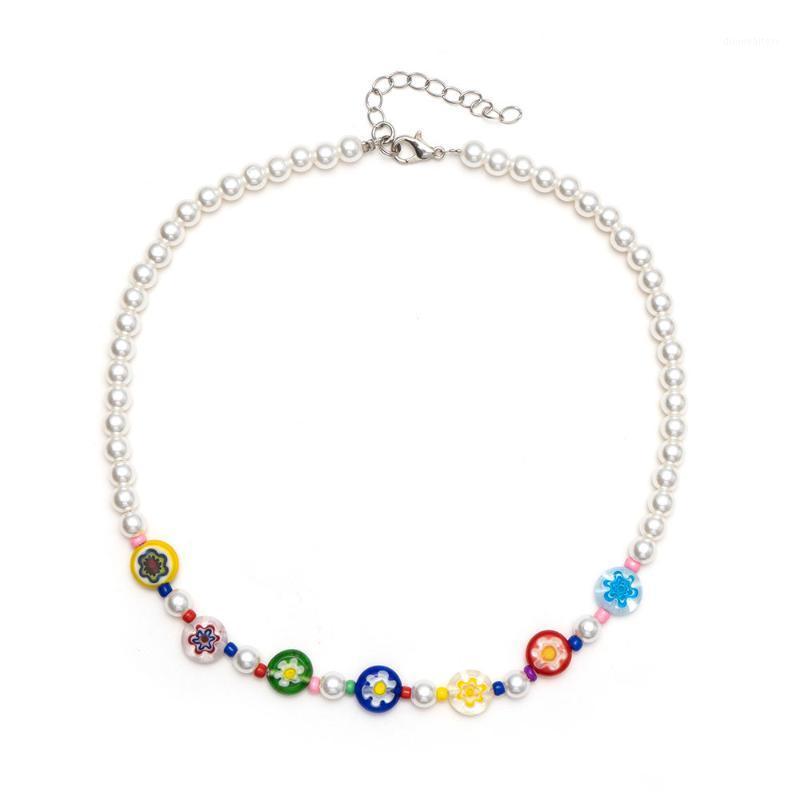 Chains Pearl Boho Multicolor Beaded Necklaces For Women Bohemian Costume Jewelry Metal Chain Handmade Beads Flower Necklace
Chains Pearl Boho Multicolor Beaded Necklaces For Women Bohemian Costume Jewelry Metal Chain Handmade Beads Flower Necklace