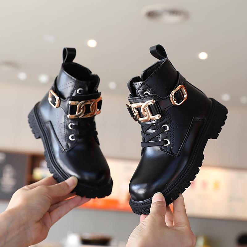 Boots 2022 Western Est Kids Girl Ankle With Chain Decoration Chunky Heel Black Dress Boot, Black;grey
Boots 2022 Western Est Kids Girl Ankle With Chain Decoration Chunky Heel Black Dress Boot, Black;grey