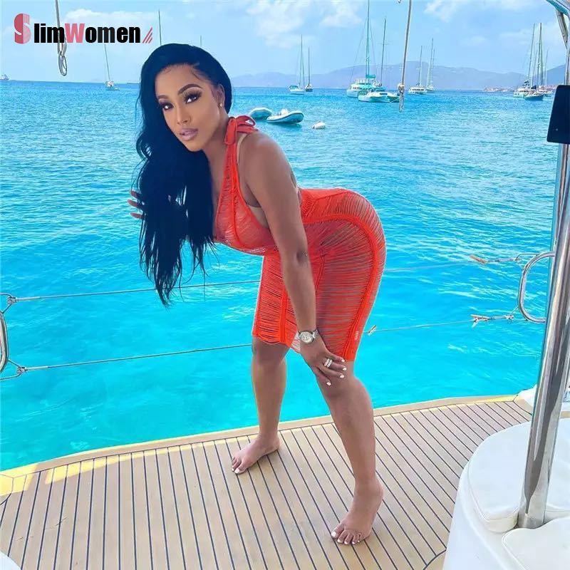 Casual Dresses Hollow Out Crochet Knitted Beach Dress Women Summer Vacation See Though Sweater Outfits 2021 Halter Midi Sun Robe, Orange
Casual Dresses Hollow Out Crochet Knitted Beach Dress Women Summer Vacation See Though Sweater Outfits 2021 Halter Midi Sun Robe, Orange