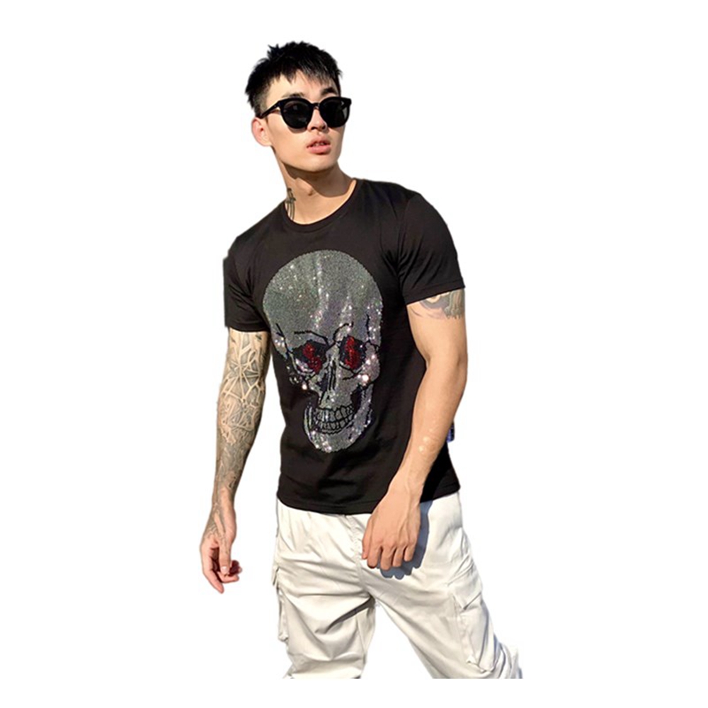 PINK PARADISE PLEIN T-shirts Brand Designer Rhinestone Skull Men T Shirts Classical High Quality Hip Hop Streetwear Tshirt Casual Top Tees fszw5979, Black
PINK PARADISE PLEIN T-shirts Brand Designer Rhinestone Skull Men T Shirts Classical High Quality Hip Hop Streetwear Tshirt Casual Top Tees fszw5979, Black