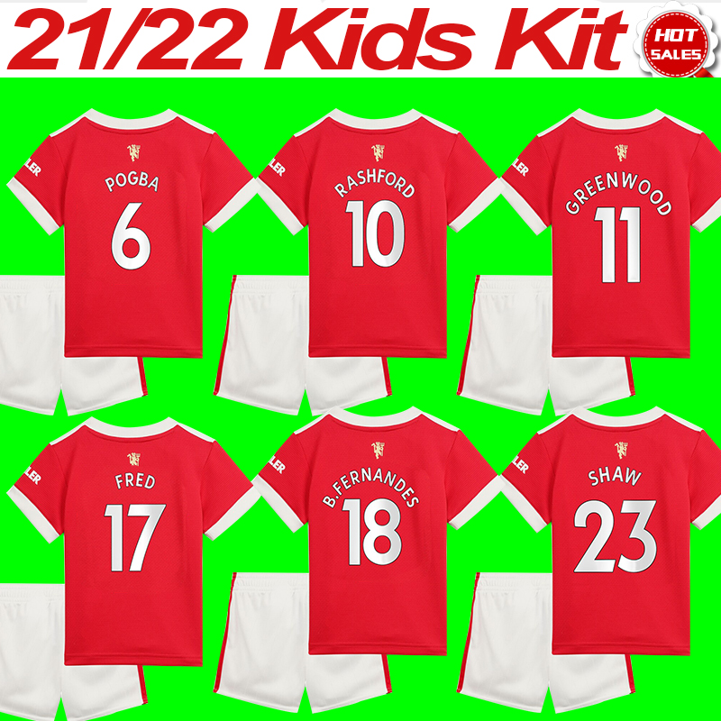 Kids kit Manchester Home Red soccer jersey 21/22 #25 SANCHO #11 GREENWOOD Home Child Soccer shirt 2021/2022 #18 B.FERNANDES #10 RASHFORD #6 POGBA Football Uniform Boys, Home red jersey
Kids kit Manchester Home Red soccer jersey 21/22 #25 SANCHO #11 GREENWOOD Home Child Soccer shirt 2021/2022 #18 B.FERNANDES #10 RASHFORD #6 POGBA Football Uniform Boys, Home red jersey