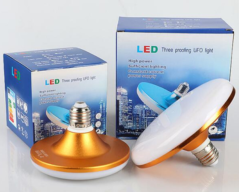 2pcs E27 Led Bulb Bombilla Lampara 220V UFO Leds Bulbs High Power 15W 20W 30W Light Bulbing for Home Lighting Lights Lamps D2.5