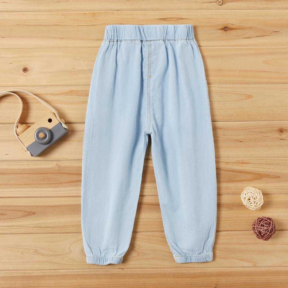 Spring and Summer Autumn Baby/Toddler Casual Stylish Jeans Bottoms for Baby Boy Girl Kids Clothes 210528