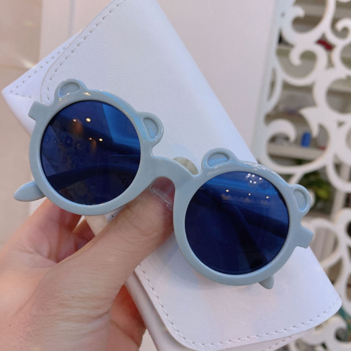 Wholesale Kids Sunglasses Cartoon Shape Girls Boy Children Sun Glasses Round Street Beat Eyeglasses Cute Baby Shades Eyewears Z260305