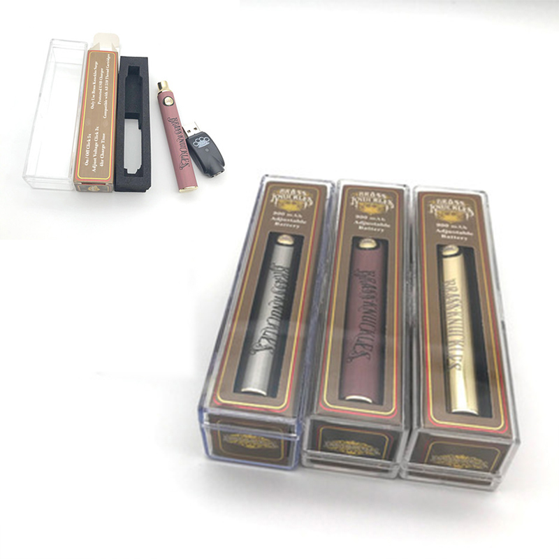 Brass Knuckles Preheat Vape Battery 650mAh 900mAh Variable Voltage Pens Batteries With USB Charger Preheating 510 Thread MAX -Battery
Brass Knuckles Preheat Vape Battery 650mAh 900mAh Variable Voltage Pens Batteries With USB Charger Preheating 510 Thread MAX -Battery