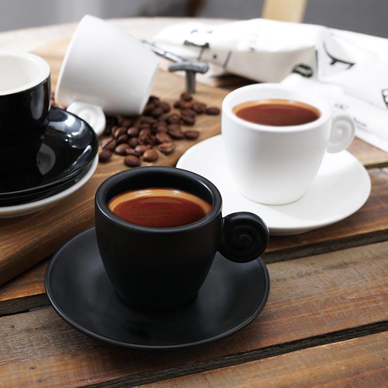 Mugs Petty 90ml Concise Black White Matte Light Bitter Coffee Mug Set With Tray Espresso Cappuccino Taza Cafe Latte Cup Saucer Life
Mugs Petty 90ml Concise Black White Matte Light Bitter Coffee Mug Set With Tray Espresso Cappuccino Taza Cafe Latte Cup Saucer Life