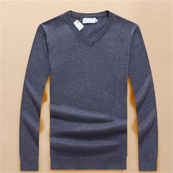 new Fashion V-neck sweater for men's fashion long sleeve Crocodile embroidery sweaters autumn loose pullover sweaters for Men Sweaters