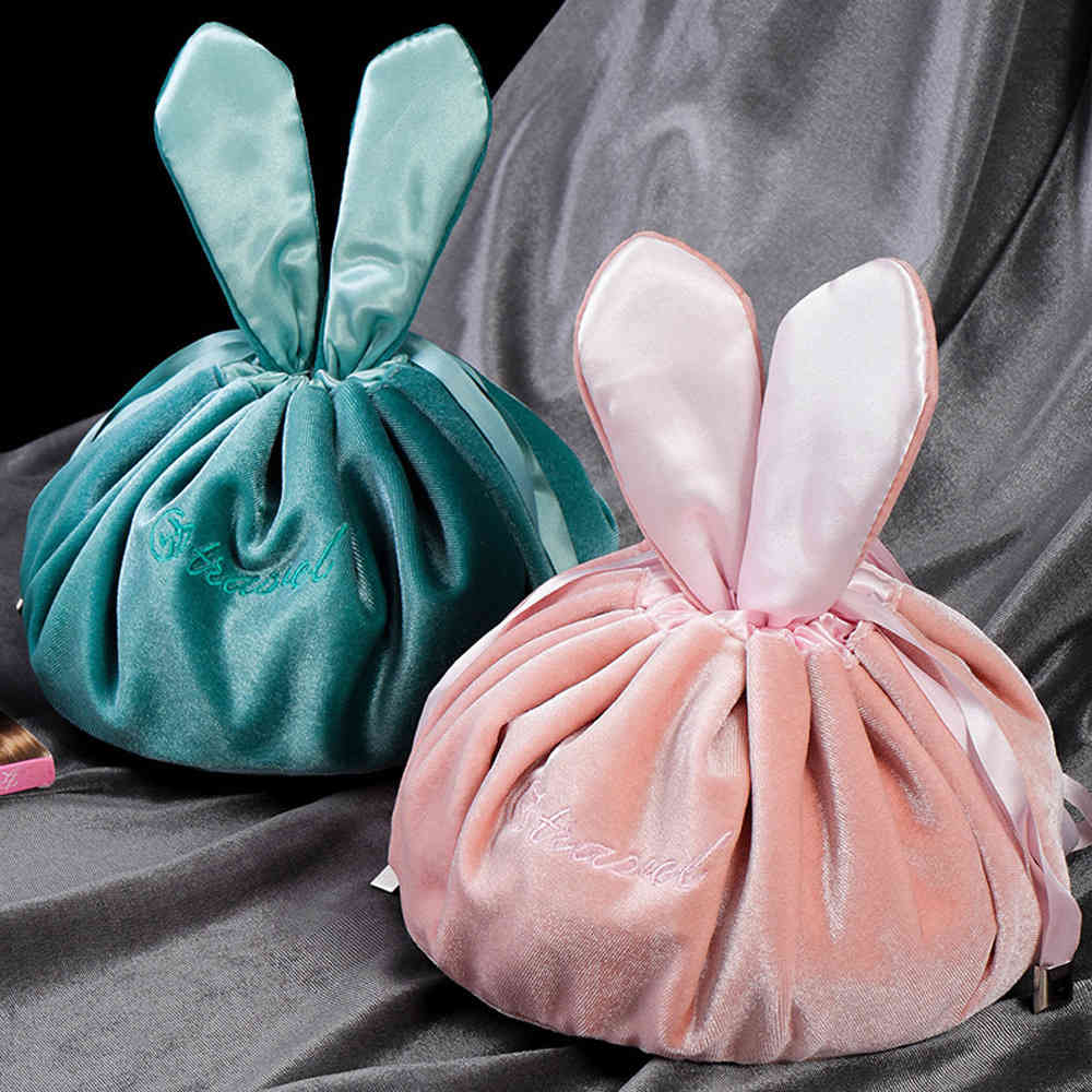 cosmetic bag net red velvet lazy man make-up travel portable rabbit ear cosmetics storage drawstring washing
cosmetic bag net red velvet lazy man make-up travel portable rabbit ear cosmetics storage drawstring washing