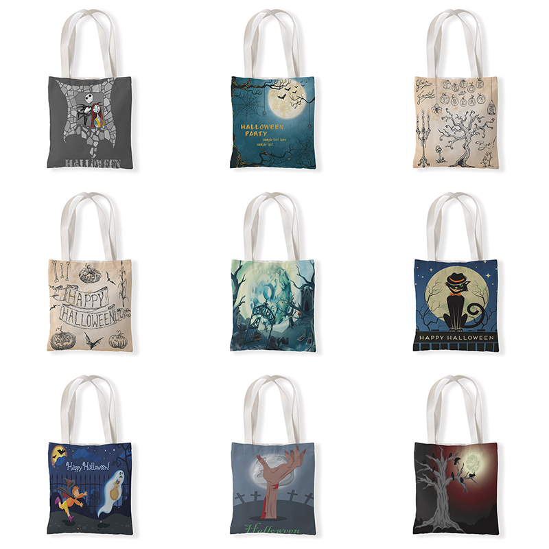 Gift Wrap Handbag High Capacity Eco Reusable Shopping Foldable Scary Halloween Print Shoulder Bags Fashion Leisure Coin Bag Literature Art ZJTL0117
Gift Wrap Handbag High Capacity Eco Reusable Shopping Foldable Scary Halloween Print Shoulder Bags Fashion Leisure Coin Bag Literature Art ZJTL0117