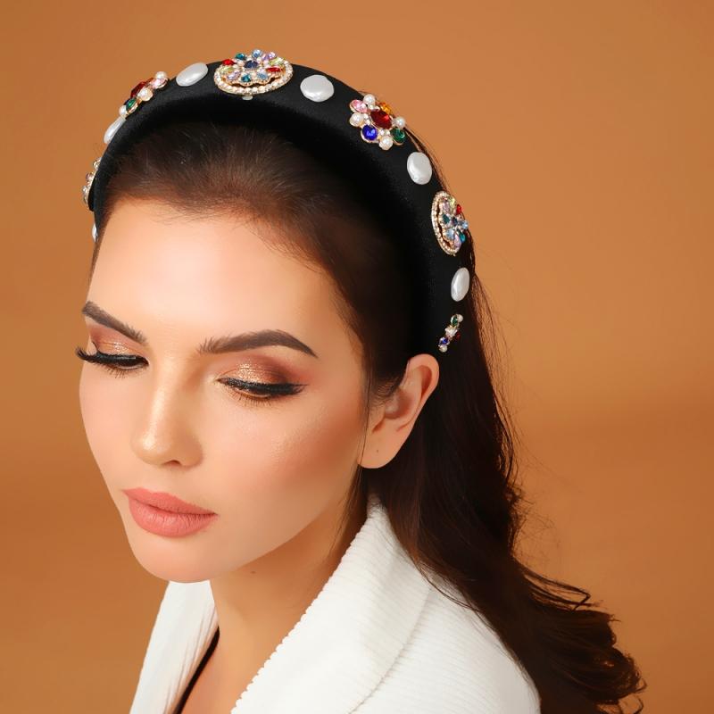 Hair Clips & Barrettes Vintage Rhinestone Sponge Headband Hairbands Women Retro Simulated Pearl Padded Party Banquet Accessories F13841, Golden;silver
Hair Clips & Barrettes Vintage Rhinestone Sponge Headband Hairbands Women Retro Simulated Pearl Padded Party Banquet Accessories F13841, Golden;silver