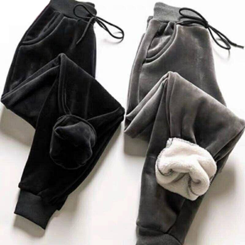 Women's Pants & Capris Winter Female Lamb Fur Slim Women Casual Warm Cashmere Lined Fleece Autumn Sweatpants Lady Harem, Black;white
Women's Pants & Capris Winter Female Lamb Fur Slim Women Casual Warm Cashmere Lined Fleece Autumn Sweatpants Lady Harem, Black;white