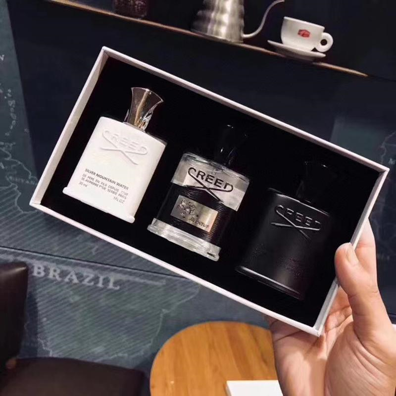 Latest Creed Men Fragrance Set 30ML*3pcs kit silver mountain aventus green irish tweed long lasting gentleman perfume sets amazing smell Free Ship
Latest Creed Men Fragrance Set 30ML*3pcs kit silver mountain aventus green irish tweed long lasting gentleman perfume sets amazing smell Free Ship