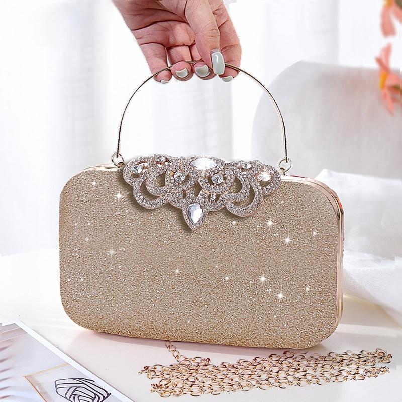 Evening Bags Fashion Sequined Scrub Clutch Women's Bling Day Clutches Gold Wedding Purse Female Handbag Simple Luxury Handbags
Evening Bags Fashion Sequined Scrub Clutch Women's Bling Day Clutches Gold Wedding Purse Female Handbag Simple Luxury Handbags