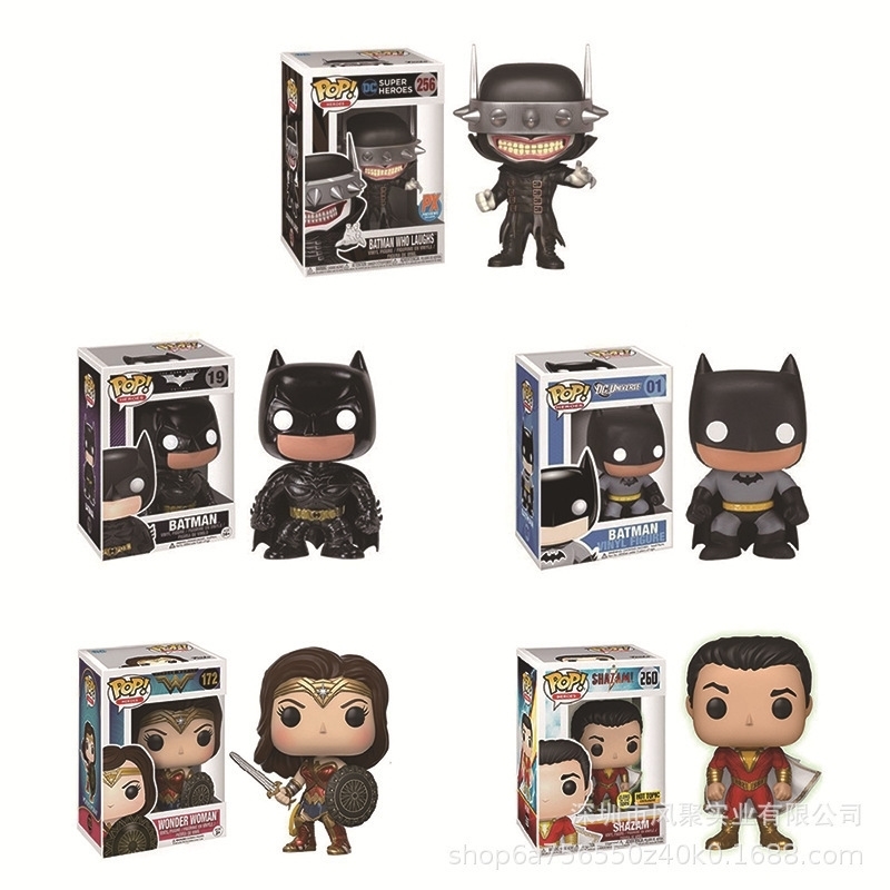 Funko pop Dark Knight Batman thunder Shazam model doll DC hero hand-made ornament
Funko pop Dark Knight Batman thunder Shazam model doll DC hero hand-made ornament