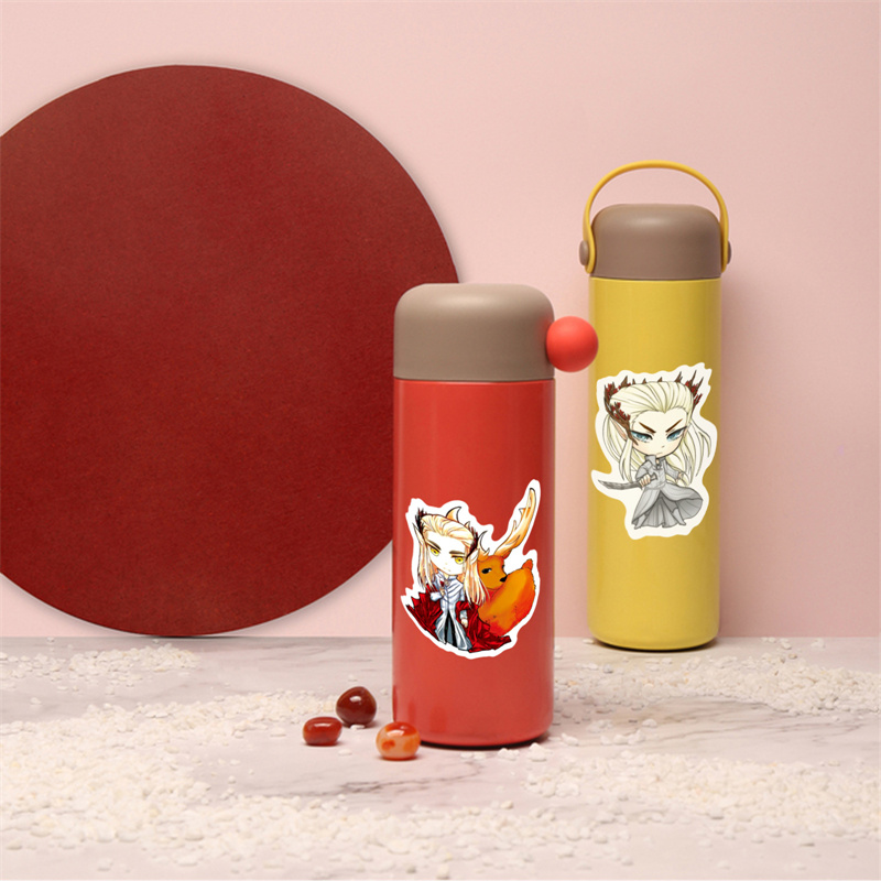 Movie Ho-bbit Poster Graffiti Guitar Sticker 50Pcs Scooter DIY Deacl For Laptop Car Notebook Water Cup Trolley Case Skateboard Helmet Waterproof Stick