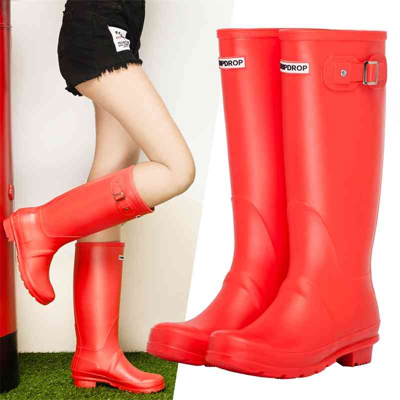 dripdrop Original Tall Rain Boots Women Waterproof Wellies Girls Wellington Boots High-Knee Boots 210326, Black;red
dripdrop Original Tall Rain Boots Women Waterproof Wellies Girls Wellington Boots High-Knee Boots 210326, Black;red