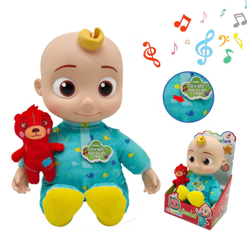 New music boy cocomelon enamel doll net red plush doll JOJO baby comfort doll, A single pack
New music boy cocomelon enamel doll net red plush doll JOJO baby comfort doll, A single pack
