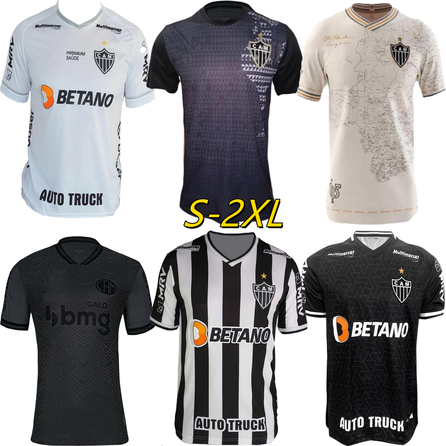 Atlético 2021 2022 Atletico Mineiro Soccer Jersey home away 3th Manto da Massa 113 special edition 21 22 Fred Cazares Otero Moura Elias Robi, Black;yellow
Atlético 2021 2022 Atletico Mineiro Soccer Jersey home away 3th Manto da Massa 113 special edition 21 22 Fred Cazares Otero Moura Elias Robi, Black;yellow