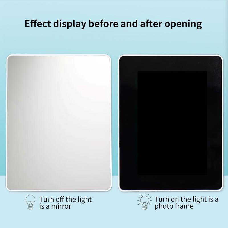 Square Mirror Po Frame Table Lamp Picture Makeup With Dual Power Supply Modes USB Charge Frames
Square Mirror Po Frame Table Lamp Picture Makeup With Dual Power Supply Modes USB Charge Frames