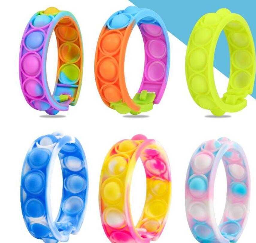 Child gift Bracelets Fidget Toys Pack for Kids favor Mini Simple Dimple Digit Push Bubble Popping Silicone Wristband Boy and Girl Sensory
Child gift Bracelets Fidget Toys Pack for Kids favor Mini Simple Dimple Digit Push Bubble Popping Silicone Wristband Boy and Girl Sensory