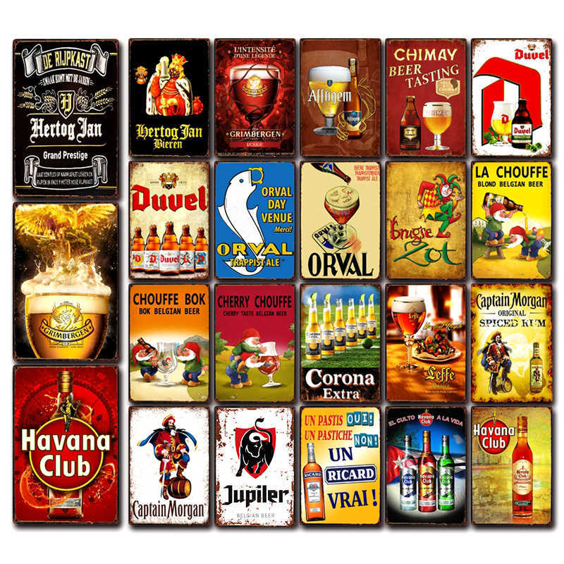 Belgian Beer Havana Club Duvel Hertog Jan Metal Tin Art Sign Wall Poster Painting Pub Decoration 20*30 CM
Belgian Beer Havana Club Duvel Hertog Jan Metal Tin Art Sign Wall Poster Painting Pub Decoration 20*30 CM
