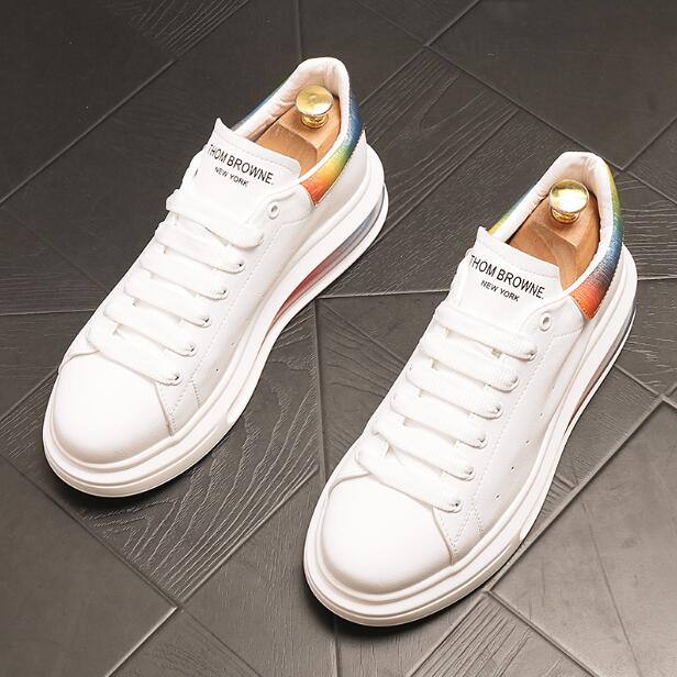 High-quality Men platform sneakers Top Brand Designer increase Loafers flat heel Lace-Up Little white Casual Shoes round Toe plus size 38~44, Option picture color
High-quality Men platform sneakers Top Brand Designer increase Loafers flat heel Lace-Up Little white Casual Shoes round Toe plus size 38~44, Option picture color