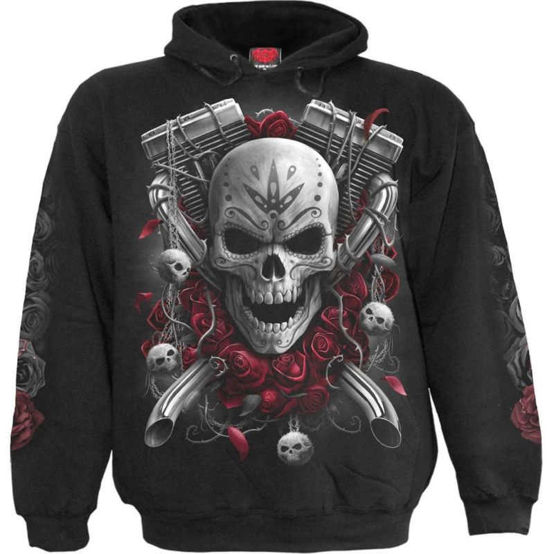 Machine texture skull pattern men's 3D printed hoodie visual impact party top punk goth round neck high-quality American sweater hoodie, Black
Machine texture skull pattern men's 3D printed hoodie visual impact party top punk goth round neck high-quality American sweater hoodie, Black