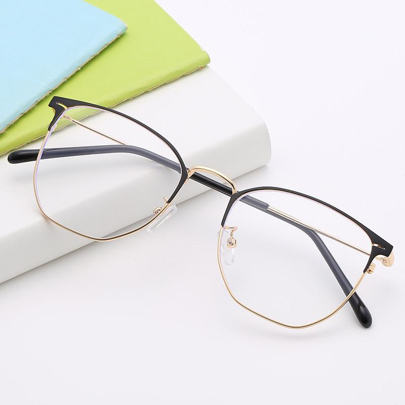 Fashion Sunglasses Frames Alloy Glasses Half Frame Men 2021 Male Square Hyperopia Eyeglasses Myopia Optical Women Plain Eyewear Man 644
Fashion Sunglasses Frames Alloy Glasses Half Frame Men 2021 Male Square Hyperopia Eyeglasses Myopia Optical Women Plain Eyewear Man 644