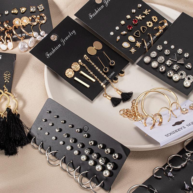 2021Jewelry 6pairs Women's Earrings Set Retro Korean Geometric Stud For Women Gold Small Metal Pearl Earring
2021Jewelry 6pairs Women's Earrings Set Retro Korean Geometric Stud For Women Gold Small Metal Pearl Earring