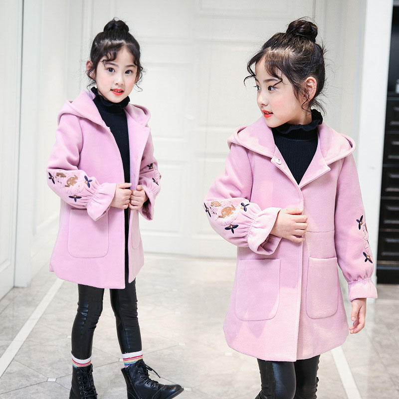 Baby Autumn Winter Girl Wool Hooded Flower Coat Children Girl Warm Coat Princess Fashion Thick Girls Outerwear Jackets Clothing, Red
Baby Autumn Winter Girl Wool Hooded Flower Coat Children Girl Warm Coat Princess Fashion Thick Girls Outerwear Jackets Clothing, Red
