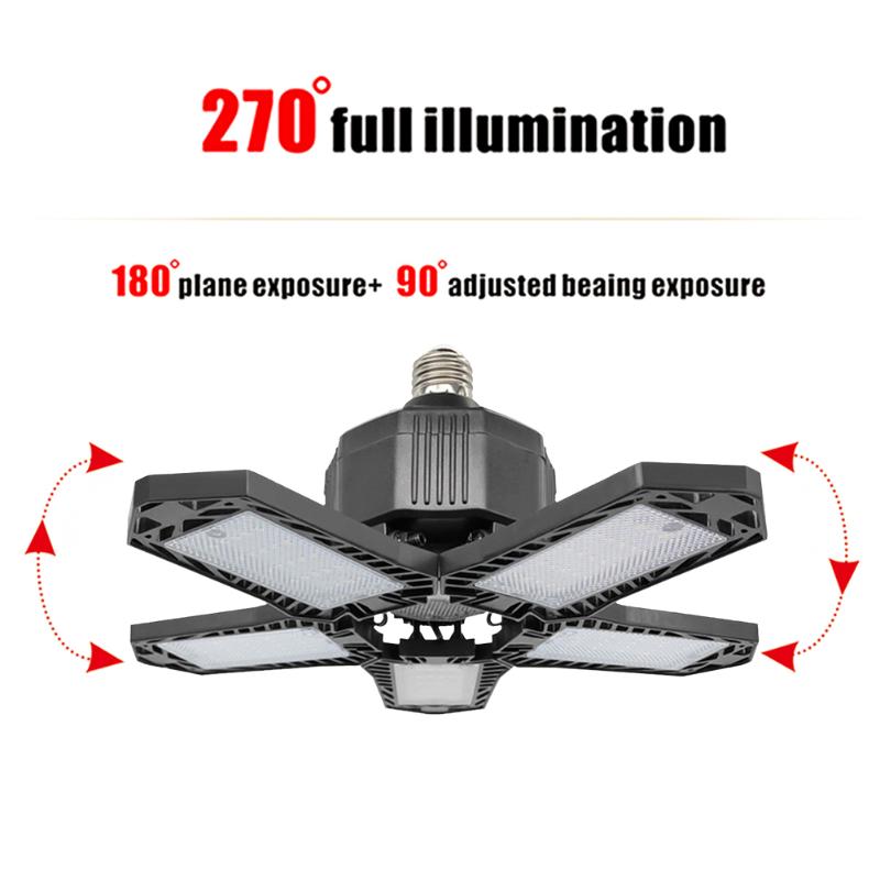 Garage Light 360 Degrees Deformable Ceiling Folding 6 Deformation Lamp White Lights LED Bulb Pendant Lamps
Garage Light 360 Degrees Deformable Ceiling Folding 6 Deformation Lamp White Lights LED Bulb Pendant Lamps