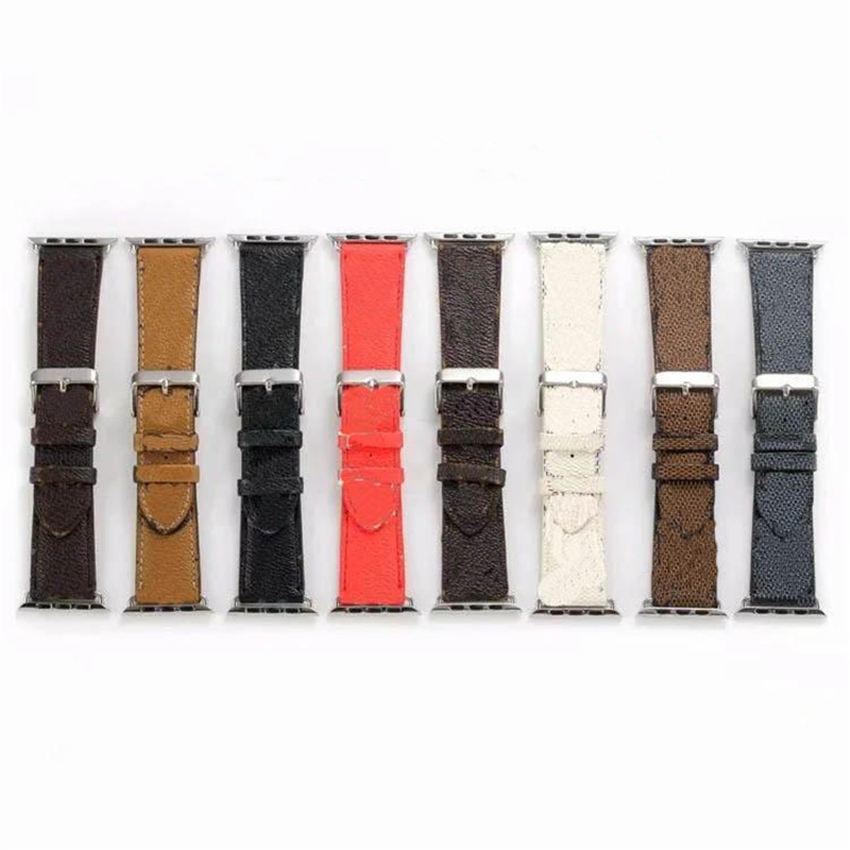 Designer Straps Smart Bands For Apple Watch band iwatch Series 2 3 4 5 6 SE Leather Wristband 38 40 42 44mm
Designer Straps Smart Bands For Apple Watch band iwatch Series 2 3 4 5 6 SE Leather Wristband 38 40 42 44mm
