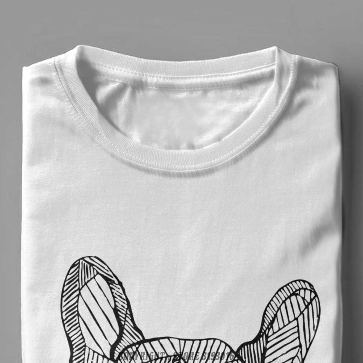 French Bulldog Puppy T Shirt Dog Cute Animals Pet Vintage ee Mens Christmas ees Round Collar Fitness s 210629