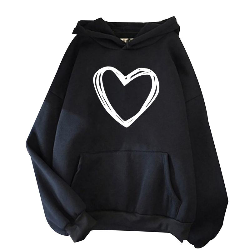 Women' Hoodies & Sweatshirts Funny Love Heart Print Women Casual Drop-shoulder Long Sleeve Hoodie Hooded Tops Pullovers Woman Clothes Sudad, Ms-red
Women' Hoodies & Sweatshirts Funny Love Heart Print Women Casual Drop-shoulder Long Sleeve Hoodie Hooded Tops Pullovers Woman Clothes Sudad, Ms-red