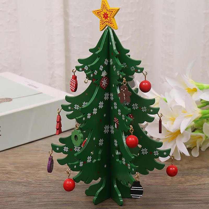 Christmas Decorations 1PC DTY Wooden Tree White/Green/Gold Children's Layout Ornaments Handmade Stereo
Christmas Decorations 1PC DTY Wooden Tree White/Green/Gold Children's Layout Ornaments Handmade Stereo