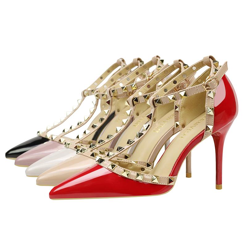 Dress Shoes Fashion Ankle Strappy Women's Sexy High Thin Heels Shallow Mouth Women Pumps Pointed Toe Rivet T-Strap Sandals OULYYYOGO, Nude
Dress Shoes Fashion Ankle Strappy Women's Sexy High Thin Heels Shallow Mouth Women Pumps Pointed Toe Rivet T-Strap Sandals OULYYYOGO, Nude