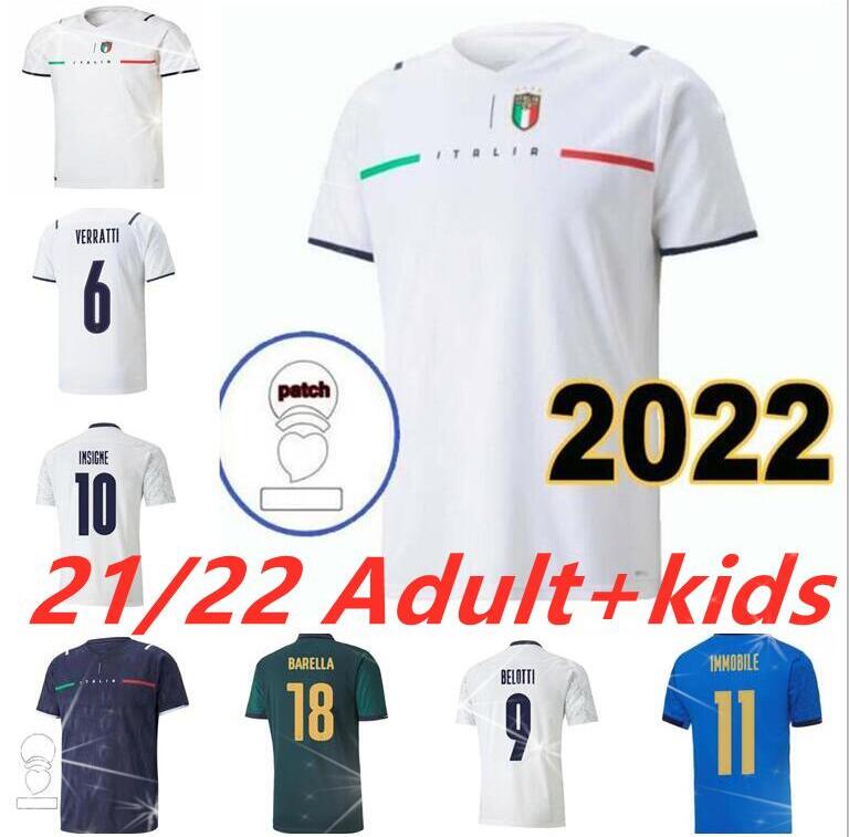 man kids kit 2021 2022 ITALY Soccer Jersey home BARELLA SENSI INSIGNE italia Away White Third CHIELLINI BELOTTI maillot de foot, Black;yellow
man kids kit 2021 2022 ITALY Soccer Jersey home BARELLA SENSI INSIGNE italia Away White Third CHIELLINI BELOTTI maillot de foot, Black;yellow
