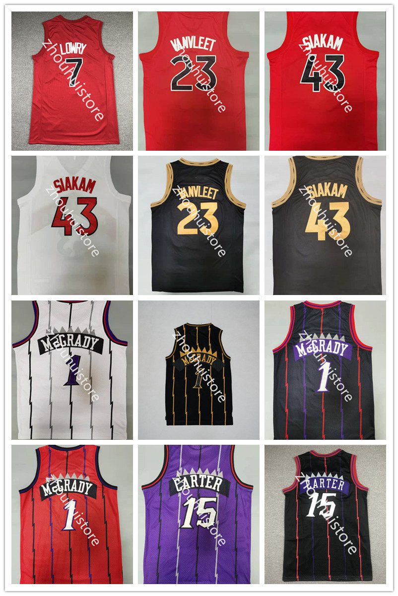 Men TorontoRaptorsBasketball jerseys Kyle 7 Lowry Fred 23 VanVleet Pascal 43 Siakam Tracy 1 McGrady Vince 15 Carter RetroN, Black;red
Men TorontoRaptorsBasketball jerseys Kyle 7 Lowry Fred 23 VanVleet Pascal 43 Siakam Tracy 1 McGrady Vince 15 Carter RetroN, Black;red