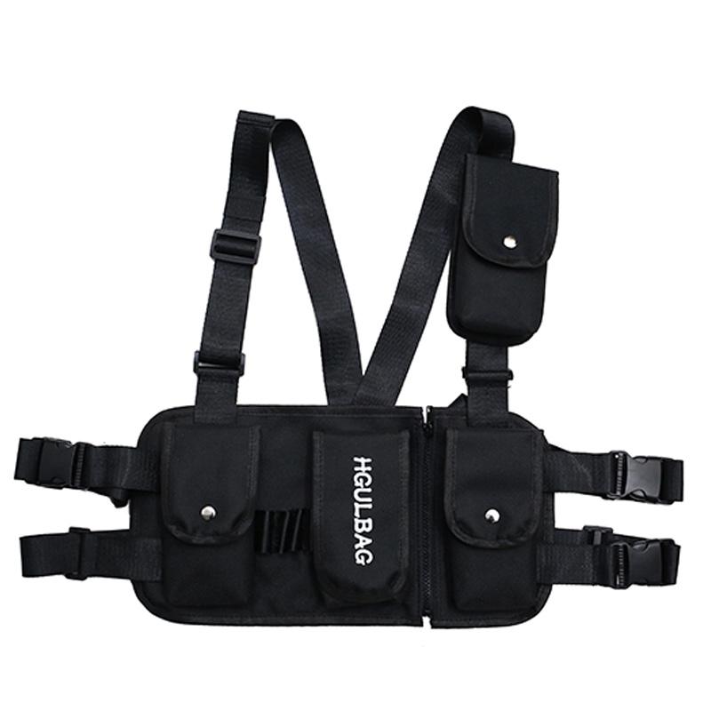 Waist Bags Women Fashion Tactical Harness Chest Rig Bag Men Hip-Hop Oxford Pockets Fanny Alyx Kanye Functional Vest Cool Pack, Black
Waist Bags Women Fashion Tactical Harness Chest Rig Bag Men Hip-Hop Oxford Pockets Fanny Alyx Kanye Functional Vest Cool Pack, Black